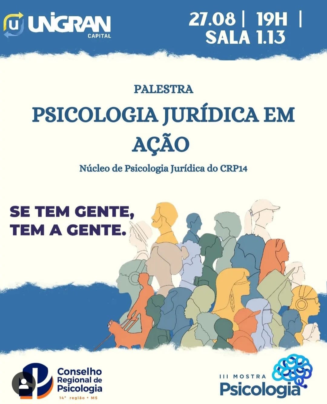 Leia mais sobre o artigo Palestra PSICOLOGIA JURÍDICA EM AÇÃO