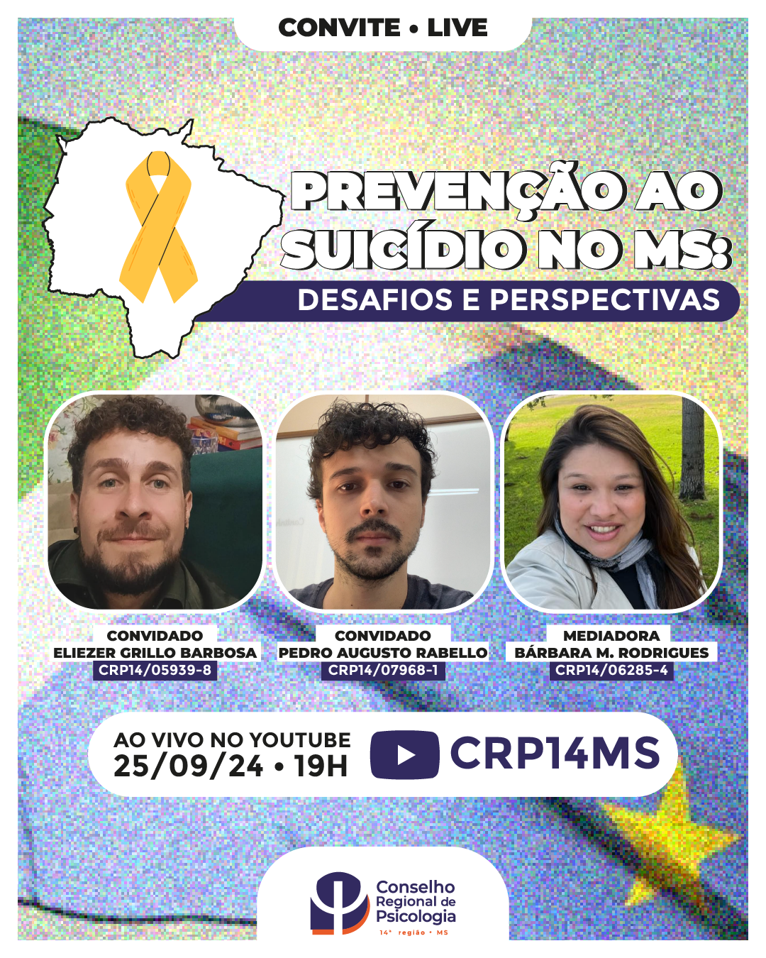 Leia mais sobre o artigo Live “Prevenção ao Suicídio no MS: Desafios e Perspectivas”