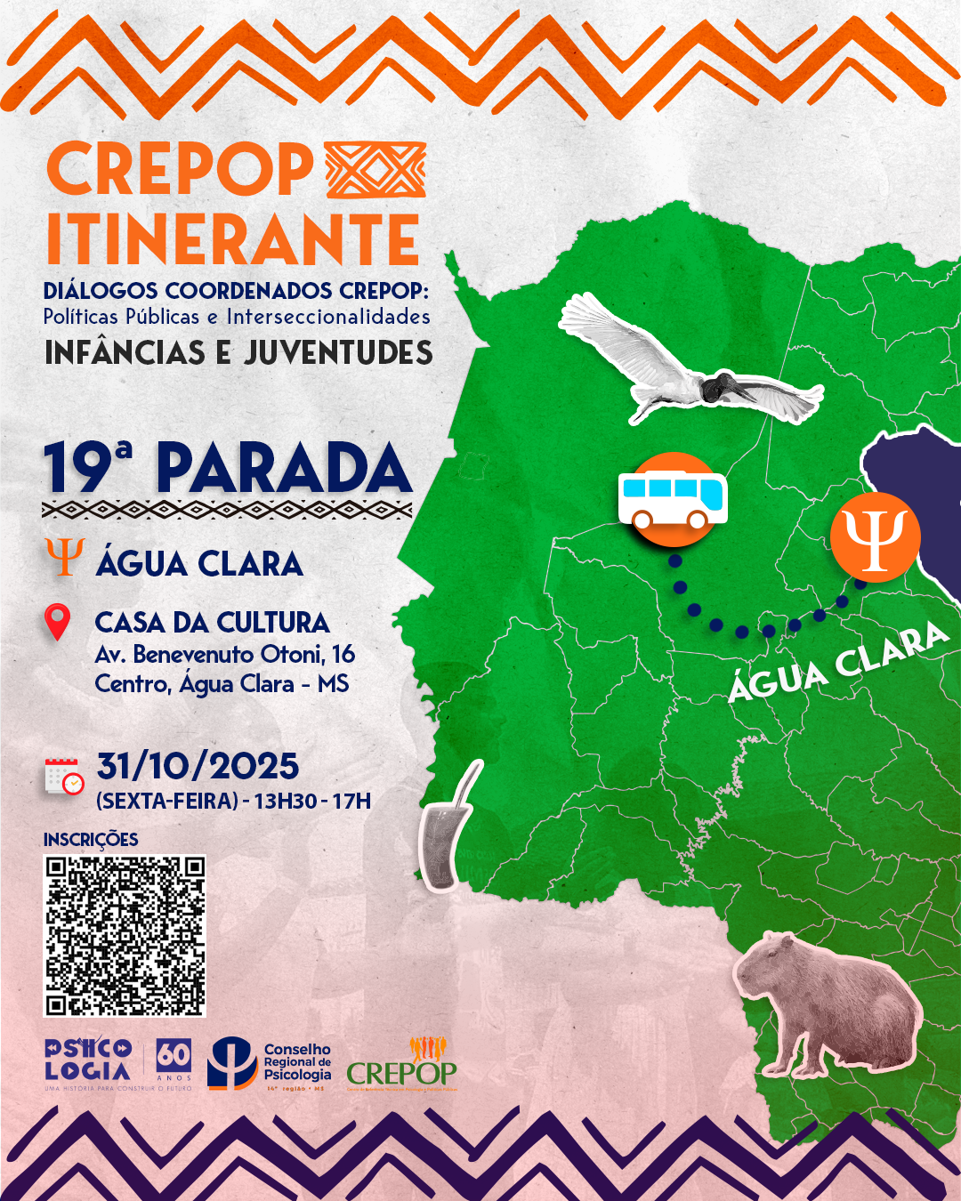 Leia mais sobre o artigo 📢 Diálogos Coordenados CREPOP: Políticas Públicas e Interseccionalidades – Infâncias e Juventudes