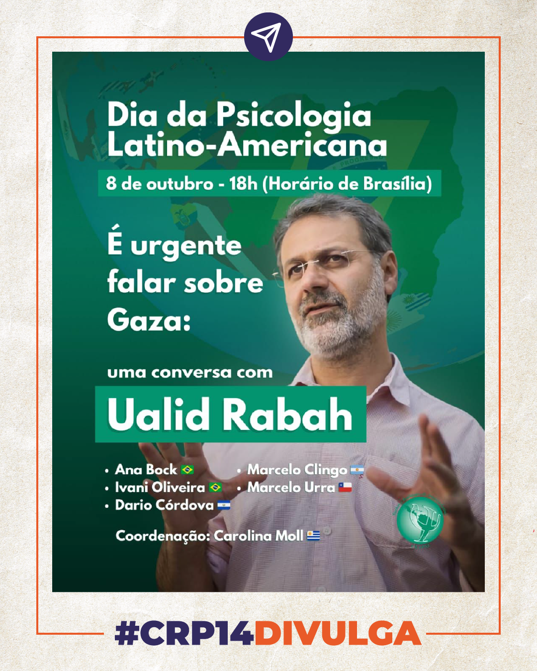Leia mais sobre o artigo #CRP14DIVULGA DIA DA PSICOLOGIA LATINO-AMERICANA