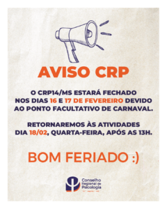 Informe – Expediente durante o Carnaval